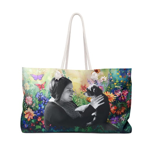 Vibrant Floral Pet Lover Weekender Bag, Travel Tote for Pet Owners, Gifts for Animal Lovers, Weekend Getaways, Garden Party, [...]